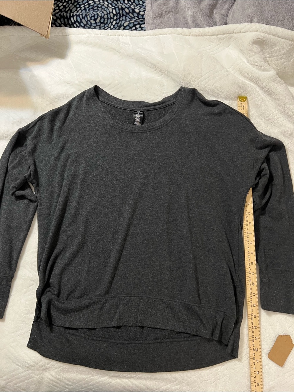 Active Life Women’s Charcoal Long Sleeve Pullover Top